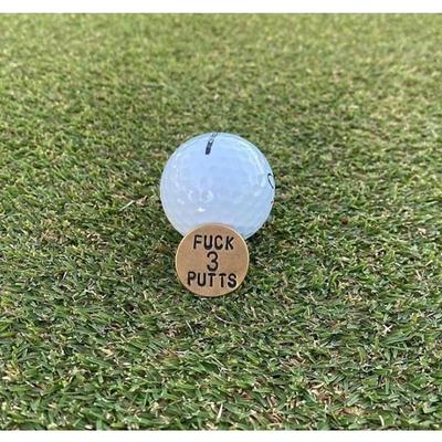 Unique Golf Ball Marker Fun Gift Idea for Men or Women Golfers, Adding a Special Touch to Their Game