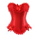 Costume Corset Bustier Women's Plus Size Sexy Lace Overbust Corsets for Tummy Control Push Up Date Valentine's Day Corset Top