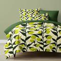 Green Leaves Pattern Duvet Cover Set Set Soft 3-Piece Luxury Cotton Bedding Set Home Decor Gift Twin Full King Queen Size Duvet Cover