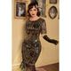 Retro Vintage Roaring 20s 1920s Flapper Dress Dress Christmas Party Dress The Great Gatsby Women's Sequins Tassel Fringe Carnival Wedding Wedding Guest Party / Evening Dress