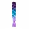 Jumbo Braids Crochet Braids Hair Extension Three Tone Ombre Color Rainbow Jumbo Braiding For Twist Braiding Jumbo Box Braiding Hair 1pc/3pcs/5pcs