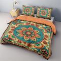 Bohemian mandala Cotton Bedding Set Lightweight And Soft 2/3 Piece Set Suitable For Adults And Children Cotton Bedding SetKing Queen Duvet Cover