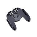 USB Plug Mobile Game Controller with Cooling Fan for PUBG/Call of Duty/Fotnite [6 Finger Operation] Gaming Grip Gamepad Mobile Controller Trigger for 4.7-6.5 IOS Android Phone