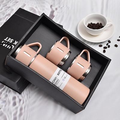 1pc Stainless Steel Thermal Mug Gift Set, Stainless Steel Tea Mug, Double Wall Stainless Steel Water Tumbler For Car