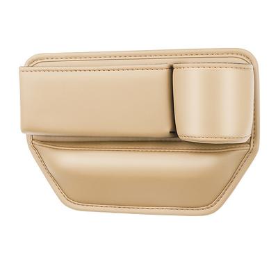 Car Seat Gap Storage Box Waterproof Leather Seat Gap Filler Console Side Organizer Bag Car Interior Accessories