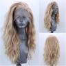 Curly Synthetic Lace Front Wig for Women Glueless Heat Resistant Fiber Gloden Blonde Lace Wigfor Black Women