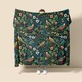 Inspired By The Style Of William Morris Flowers And Birds Super Soft Throws Blanket, Novelty Flannel Throw Blankets Warm 3D Printed All Seasons Gifts Big Blanket