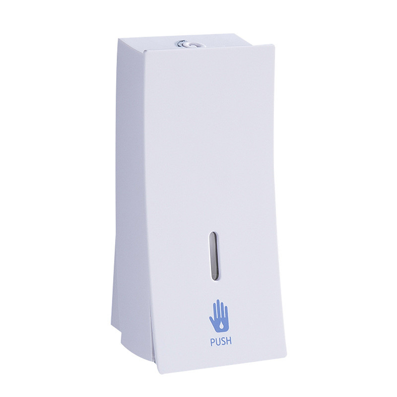 Shampoo Dispenser for Shower,Wall Mount Soap/Shampoo/Lotion Shower Dispenser System Cool Matte Black Constraction ABS 1pc Wall Mounted Push Button Handwash Machine 450ml