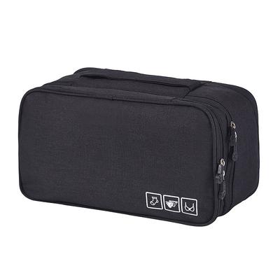 Women's Handbag Makeup Bag Cosmetic Bag Polyester Travel Large Capacity Durable Solid Color Black Red Navy Blue