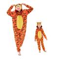 Kid's Adults' Kigurumi Pajamas Nightwear Onesie Pajamas Animal Cartoon Onesie Pajamas Funny Costume Flannel Cosplay For Men and Women Boys and Girls Carnival Animal Sleepwear Cartoon