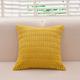 Decorative Toss Pillows Corduroy Throw Pillow Covers Sofa Large Fat Strip Cushion Cover Solid Color Striped Pillowcase 1pc Blue Sage Green Purple Yellow