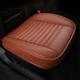 Car Seat Cushion Cover Universal 5D Bamboo Charcoal Leather Breathable Chair Cushion Cover Auto Seat Waterproof Protector All-inclusive