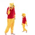 Kid's Adults' Kigurumi Pajamas Nightwear Onesie Pajamas Animal Cartoon Onesie Pajamas Funny Costume Flannel Cosplay For Men and Women Boys and Girls Carnival Animal Sleepwear Cartoon