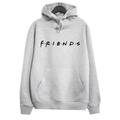 women cute loose friends hoodie long sleeve daily casual pullover blouse women spring fall winter pullover tops black