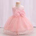 New child flower girl one-year-old dress birthday full moon misty gauze princess dress girls party dresses