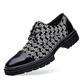 Men's Shoes Oxfords Derby Shoes Dress Shoes Dress Loafers Lug Sole Walking Business Chinoiserie British Wedding Daily Leather Synthetics Height Increasing Booties / Ankle Boots Lace-up Black / White