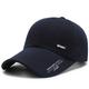 Men's Baseball Cap Black Red Cloth Pure Color Simple Outdoor Outdoor Dailywear Letter Windproof Breathable Ultraviolet Resistant Sports
