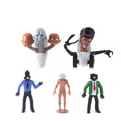 Blind Box Popular Skibidi Toilet Man Monitor Hand Game Camera Doll Building Block Decoration Toy Toilet