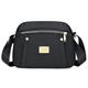 Women's Crossbody Bag Shoulder Bag Dome Bag Oxford Cloth Outdoor Daily Rivet Zipper Large Capacity Waterproof Lightweight Solid Color Light Blue Black Pink