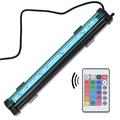 Remote Control 100-240V 18-116CM LED Aquarium Light Fish Tank Submersible Light Aquatic Air Bubble Oxygenation Lamp EU US Plug Fish Tank Light