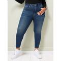 Women's Pants Plus Size Curve Trousers Jeggings Full Length Fashion Streetwear Street Daily Navy Navy S M Fall Winter