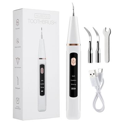 Ultrasonic Dental Scaler For Teeth Tartar Stain Tooth Calculus Remover Electric Sonic Teeth Plaque Cleaner Dental Stone Removal