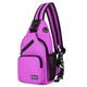 1Pc Crossbody Backpack Chest Bag with Earphone Hole Travel Backpack Multi-Functional Rucksacks Back School Bag, Back to School Gift