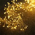 String Lights 3M 6M USB Remote Control Copper Wire LED Firecracker String Lights 100LEDs 200LEDs Firecracker Fairy Light For Christmas Wedding Holiday Party Home Decoration