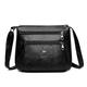 Women's Crossbody Bag Shoulder Bag Hobo Bag PU Leather Outdoor Daily Holiday Zipper Embossed Large Capacity Waterproof Lightweight Solid Color Black