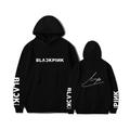 KPOP Black Pink Hoodie Anime Cartoon Anime Harajuku Graphic Kawaii Hoodie For Couple's Unisex Adults' Hot Stamping