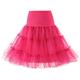 Audrey Hepburn 1950s Princess Petticoat Hoop Skirt Tutu Under Skirt Crinoline Tulle Skirt Women's Costume Vintage Cosplay Party / Evening Prom Short / Mini Skirt