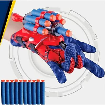 Spider Web Shooter Toy Gloves Set Kids Fun Educational Halloween Gift!