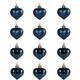 12pcs Christmas Tree Decoration Scene Layout Valentine's Day Gift Red Heart Decoration