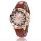 Watch Women Rhinestone Watches Ladies Watch Leather Big Dial Bracelet Women Wrist Watch Crystal Watch Gift Choice