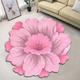 Flower Carpet Chinese Style Lotus Floor Mat Special-Shaped Bedroom Bedside Blanket Cloakroom Mat Coffee Table Mat Pastoral Style Door Mat