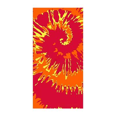 Tie Dye Beach Towel, Sand Free Hippie Color Beach Towels Oversized, Sup Soft Large Bath Towel, Water Absorbent Bathroom Towel for Men, Women, Travel, Swim, Camp, 32 x 64 Inch
