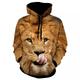 Men's Hoodie Pullover Hoodie Sweatshirt Lightweight Hoodie 1# 2# 3 4 5 Hooded Graphic Lion Ugly Animals Daily Weekend 3D Print Cute Casual Clothing Apparel Hoodies Sweatshirts Long Sleeve