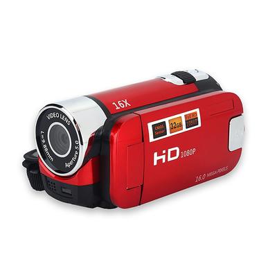 Portable Full HD 1080P Vlogging Camera Recorder, 2.7 LCD, 270° Rotation, 16MP, 16X Digital Zoom, Selfie Camcorder