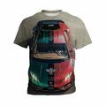 Fashion Letter Pattern Printed Short Sleeve T-Shirt Fashion 3D Printed Colorful Shirts For Boys And Girls