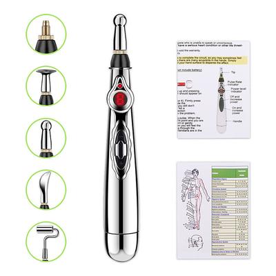 Electronic Acupuncture Pen Electric Meridians Laser Therapy Heal Massage Pen Meridian Energy Pen Relief Pain Tools Health Care