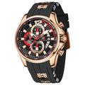 MINI FOCUS Men Quartz Watch Luxury Casual Analog Wristwatch Calendar Chrono Stopwatch Waterproof Silicone Watch Male Female Clock Gift