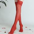 Sexy Comfort Women's Socks Solid Colored Nylon Stockings Party Thin 10D Party White / Wedding