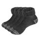 Men's 2 Pairs Socks Knitted Socks Slipper Socks Black and Dark Gray Black Color Color Block Casual Daily Sports Warm Fall Winter Fashion Comfort