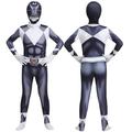 Mighty Morphin Power Rangers Tommy Oliver Cosplay Costume Jumpsuit Men's Women's Boys Movie Cosplay Cosplay Halloween Black Yellow Pink Halloween Carnival Masquerade Jumpsuit