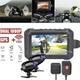 WiFi GPS Motorcycle DVR Dash Cam Full 1080P HD Front and Rear Dual Recording Motorcycle Driving Recorder Aterproof Motorbike Bike Motorcycle Camera