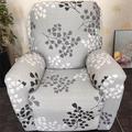 Recliner Slipcovers Super Stretch Floral Printed Sofa Couch Cover Non Slip 1 Seater Lazy Boy Chair Covers Furniture Protector with Side Pocket for Living Room