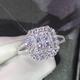 Classic Women's Micro Set Zircon Wedding Ring Wish Popular Handicraft