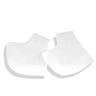 Silicone Anti cracking Heel Cover for Heel Pain and Anti cracking Men's and Women's Soft White Socks for Heel Dry Cracking Foot Cover