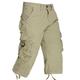 Men's Tactical Shorts Cargo Shorts Capri Pants Drawstring Flap Pocket Plain Comfort Breathable Outdoor Daily Going out Fashion Streetwear Black Pink