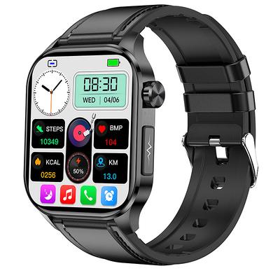 iMosi et580 Smart Watch 2.04 inch Smartwatch Fitness Running Watch Bluetooth ECGPPG Pedometer Call Reminder Compatible with Android iOS Women Men Long Standby Waterproof Media Control IP68 38mm